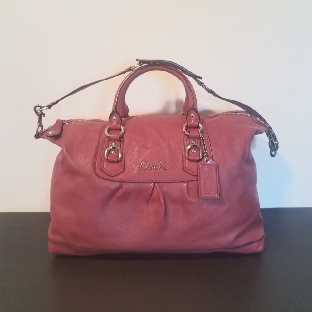 Coach Satchel Bag in Mauve